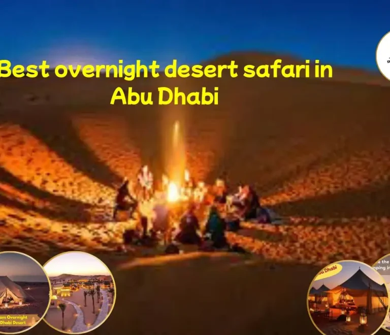 Best overnight desert safari in Abu Dhabi