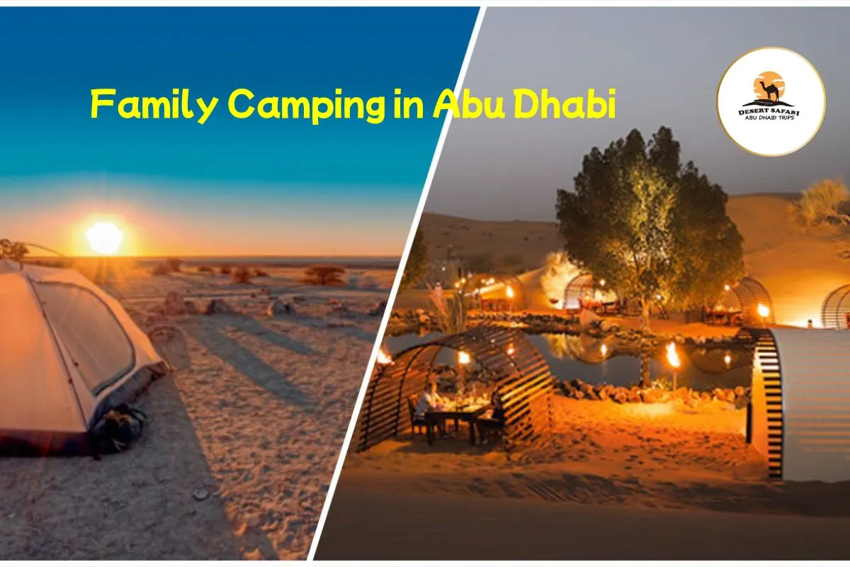 Family Camping in Abu Dhabi